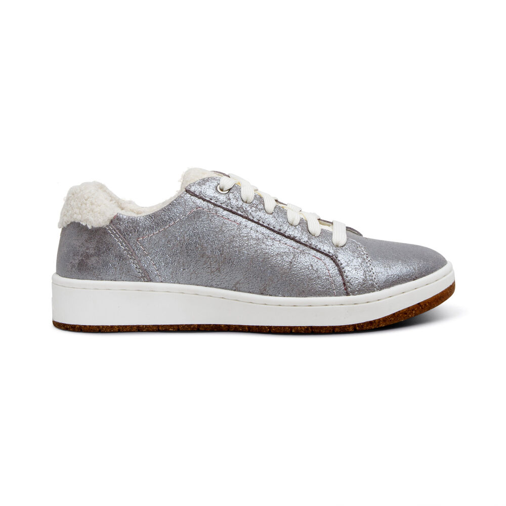 Aetrex Women's Blake Sneakers - Silver | USA PU9A9Y2